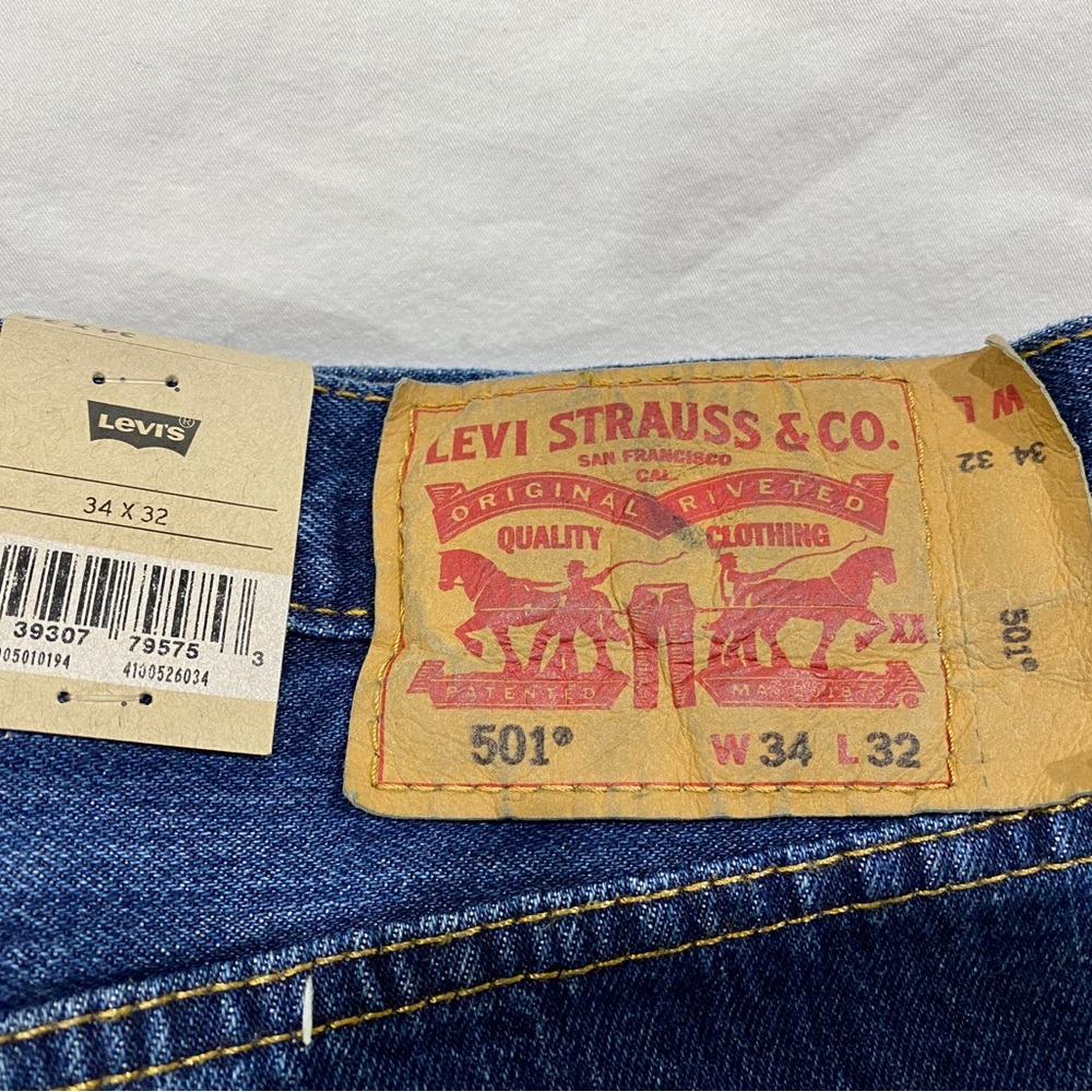 Levi’s 501 Original fit Jeans 34 x 32 - Dark Stonewash - NWT